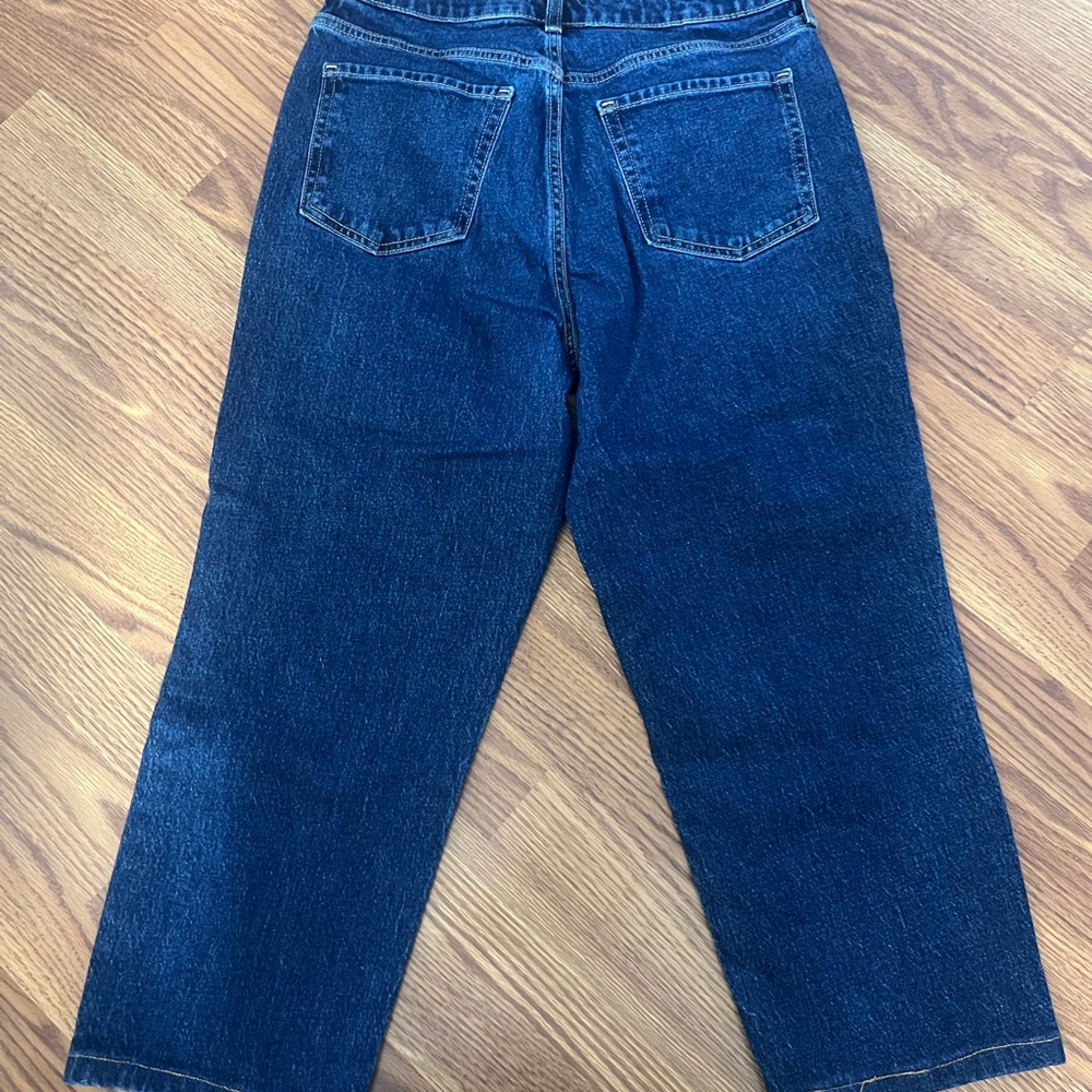 Old Navy Dark Blue Cropped Ankle Jeans - Picture 3 of 4
